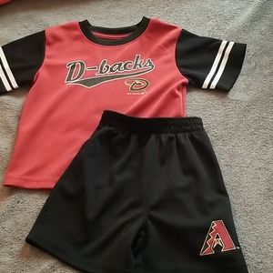 Arizona Dbacks toddler outfit 4t